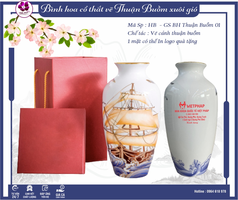 Lọ hoa Thuận Buồm xuôi gió