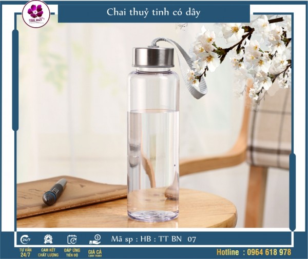 Chai thuỷ tinh có dây