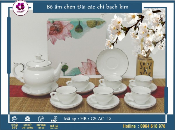 Bộ ÂC Đài các chỉ bạch Kim