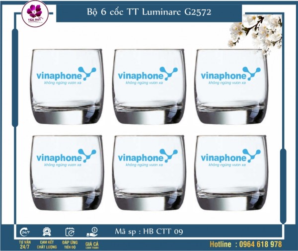 Bộ 6 cốc TT Luminarc G2572 