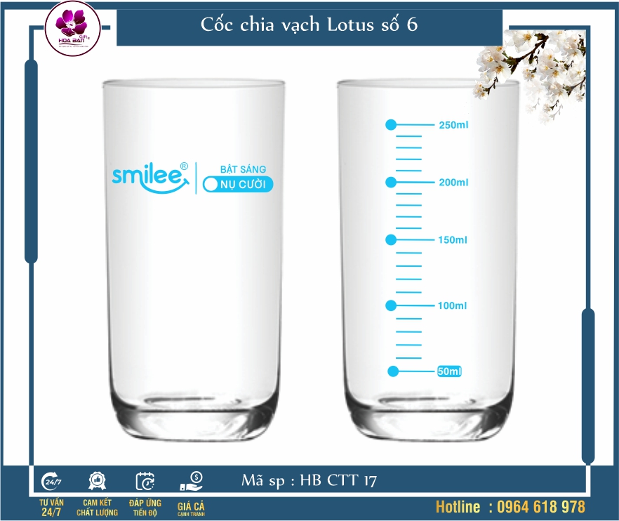 Cốc chia vạch Lotus số 6 