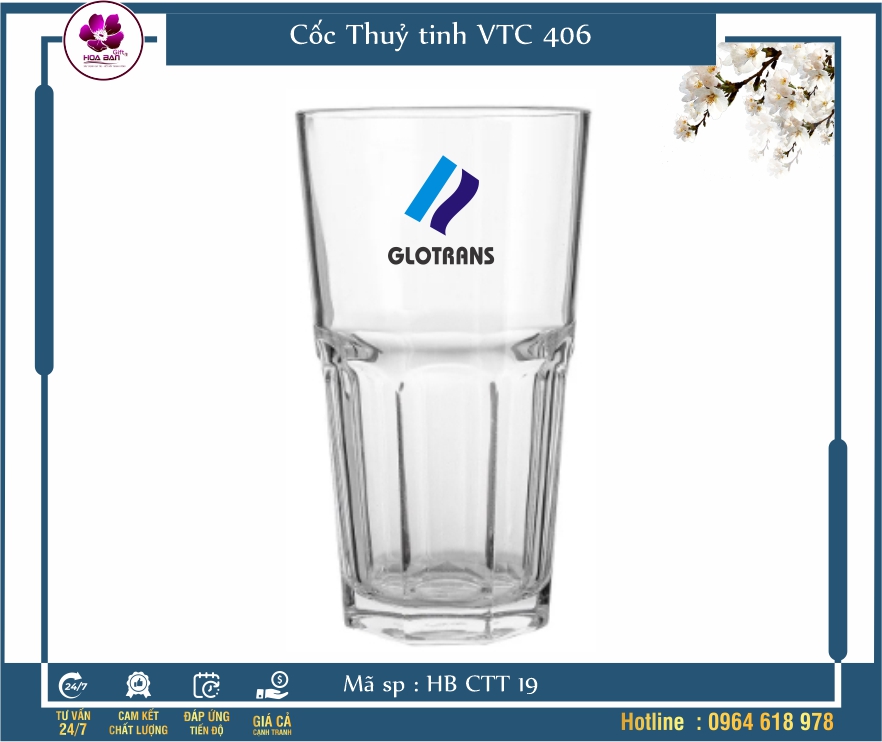 Cốc Thuỷ tinh VTC 406 